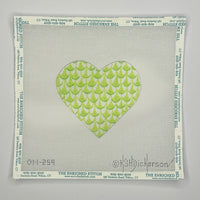 Herend Inspired Heart - Lime
