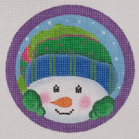 Peeking Snowman Ornament
