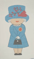 Elizabeth's Closet - Blue Dress (print)
