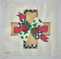 Christmas Bow Pillow
