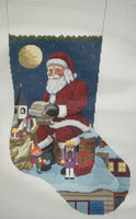 Santa Reading List Stocking
