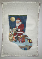 Santa Reading List Stocking
