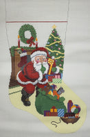 Shh Santa with Bag or Toys Stocking
