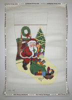 Shh Santa with Bag or Toys Stocking
