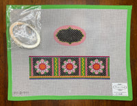 Black Quilt Oval Hinged Box
