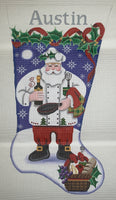 Chef Santa Stocking - Austin

