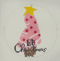 Baby's First Christmas Foot/Tree - Pink

