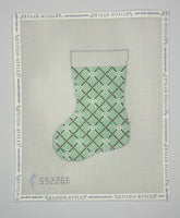 Green Bow Mini Sock
