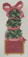 Classic Red Monogrammable Topiary
