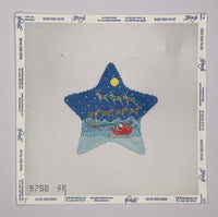 Sleigh & 8 Reindeer Star
