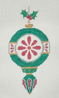 Old Fashioned Ornament - Green and Red
