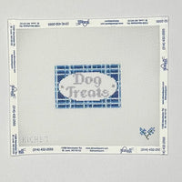 Blue Plaid Dog Treat