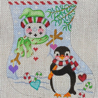 Penguin/Snowman Mini Sock