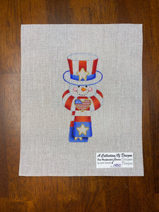 Patriotic Scarf Snowman