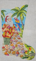 Island Santa Stocking
