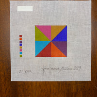 Multi Colored Triangle Insert