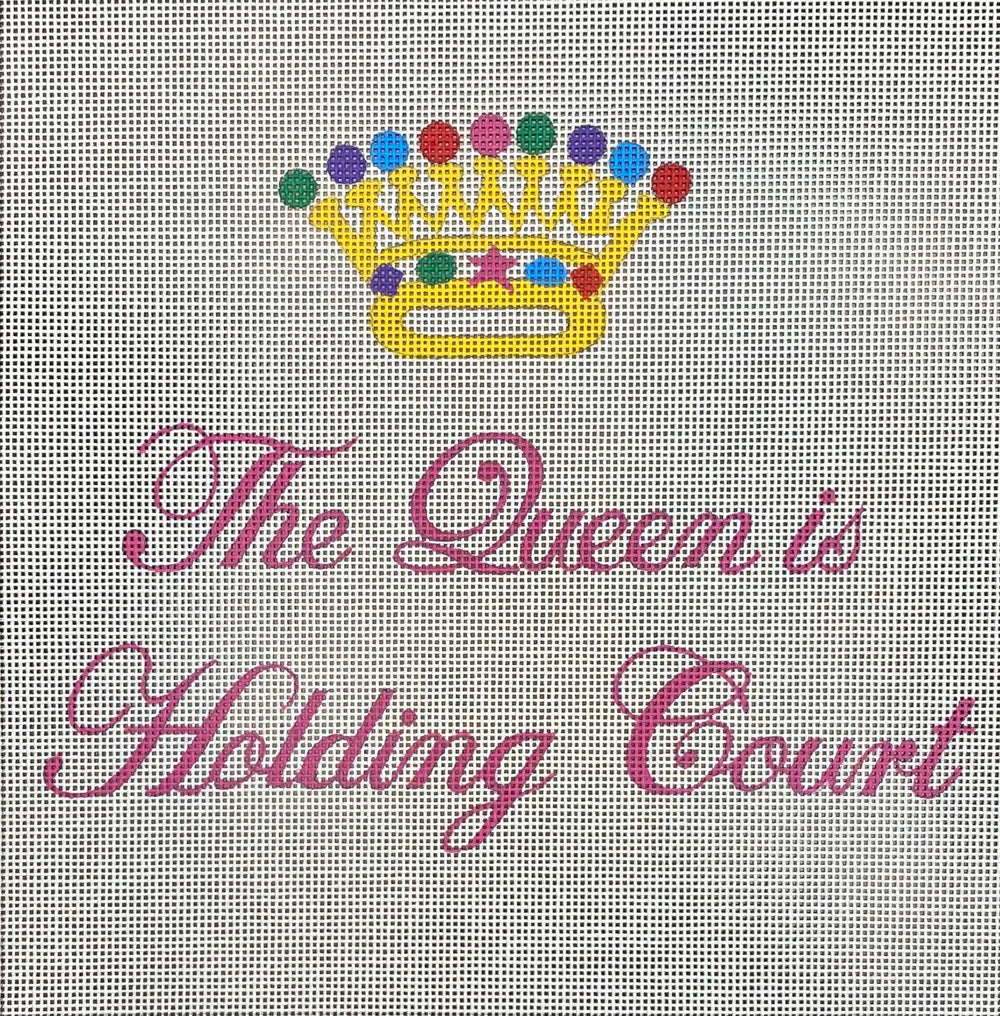 The Queen is Holding Court