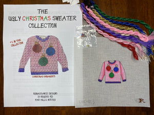 Christmas Ornaments Ugly Sweater Kit