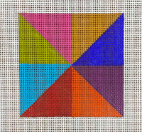 Multi Colored Triangle Insert

