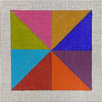 Multi Colored Triangle Insert