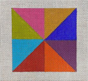 Multi Colored Triangle Insert