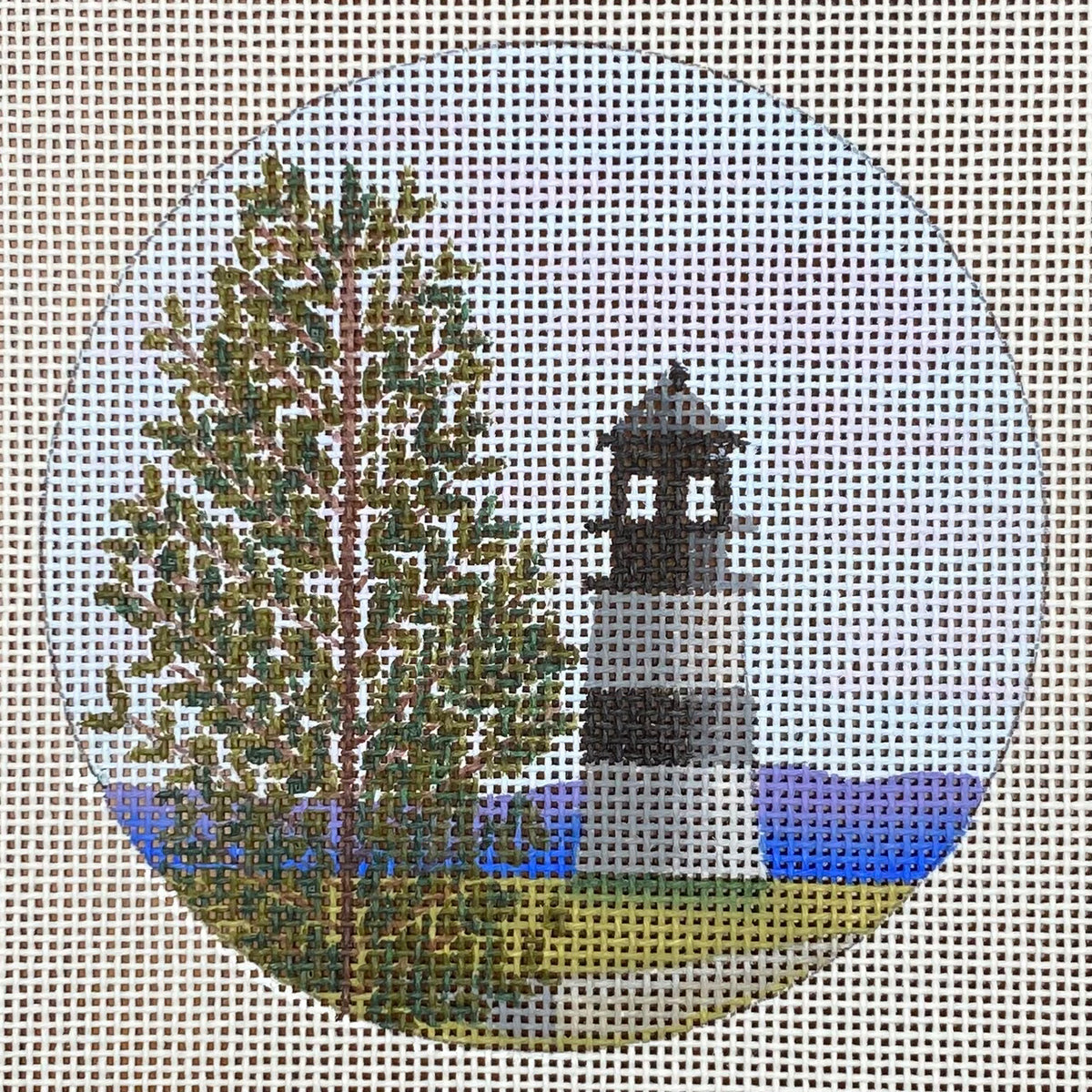 Cape Disappointment Lighthouse Needlepoint Destashing