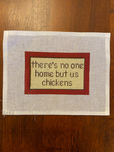 No One Home (some stitching)