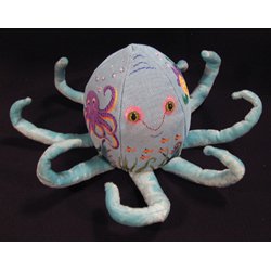 3D Octopus Pudgie with guide and threads