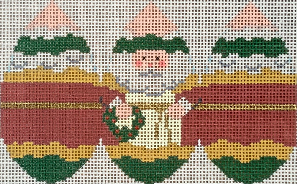 3 Panel Santa