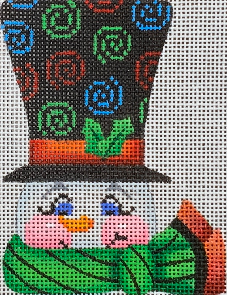 Swirls Snowman