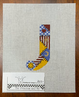 Auntie's Stocking with stitch guide
