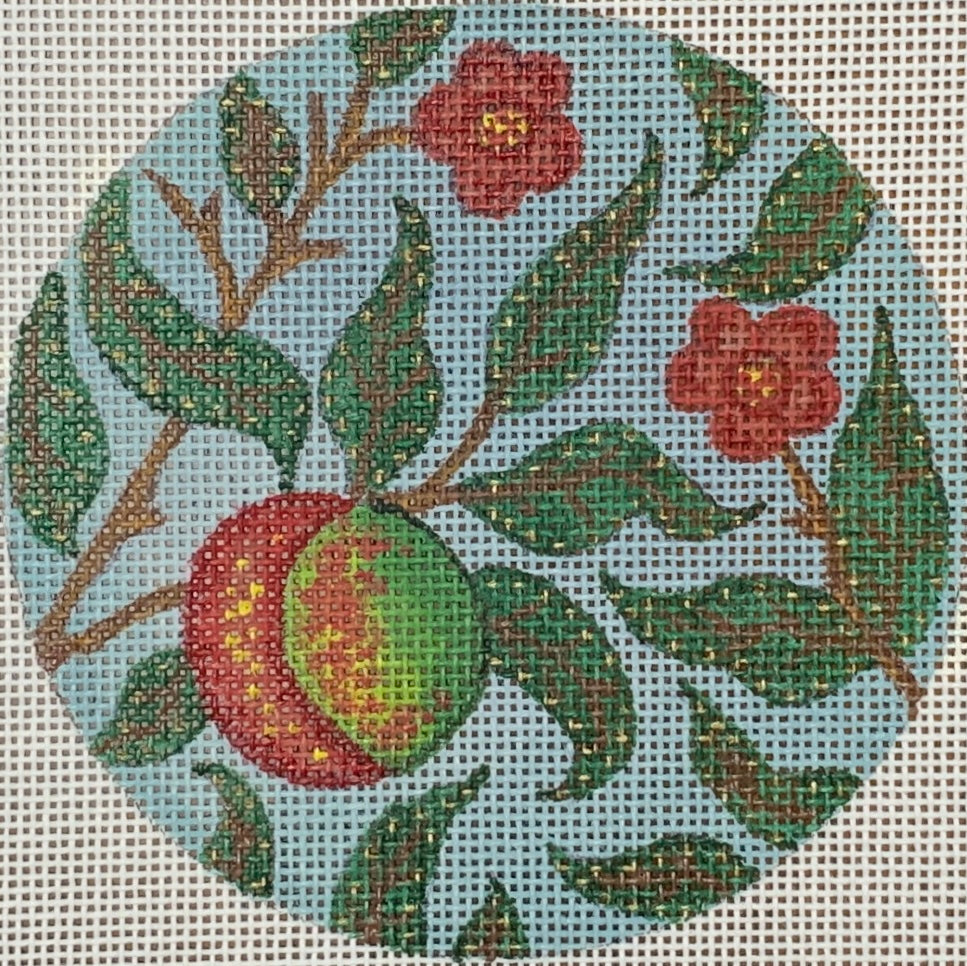 Jacobean Floral Round