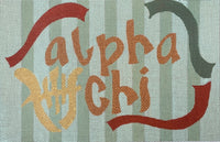 Alpha Chi Pillow
