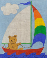 Birth Announcement Sailing Teddy
