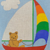 Birth Announcement Sailing Teddy