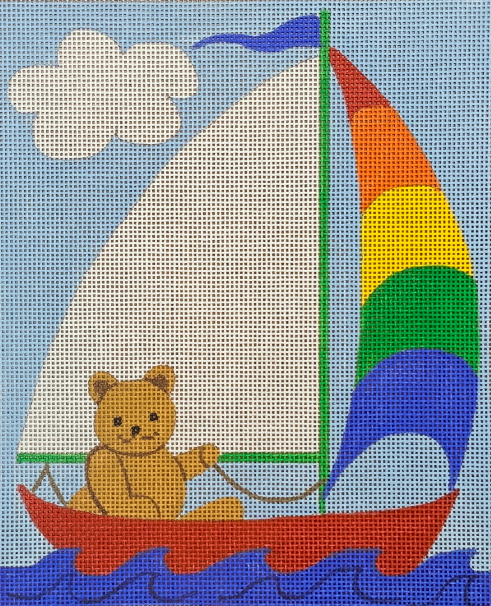 Birth Announcement Sailing Teddy