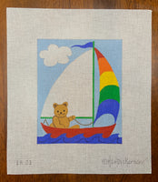 Birth Announcement Sailing Teddy
