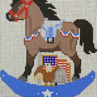 Patriotic Rocking Horse