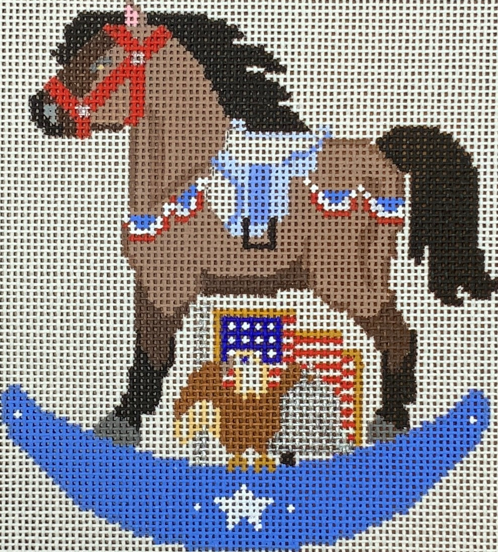 Patriotic Rocking Horse