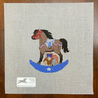 Patriotic Rocking Horse