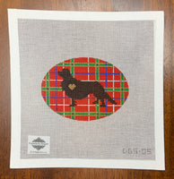 Plaid Silhouette Cavalier

