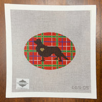 Plaid Silhouette Cavalier