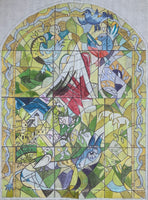 Vintage Stained Glass Window
