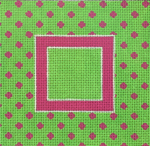 Pink/Lime Polka Dot