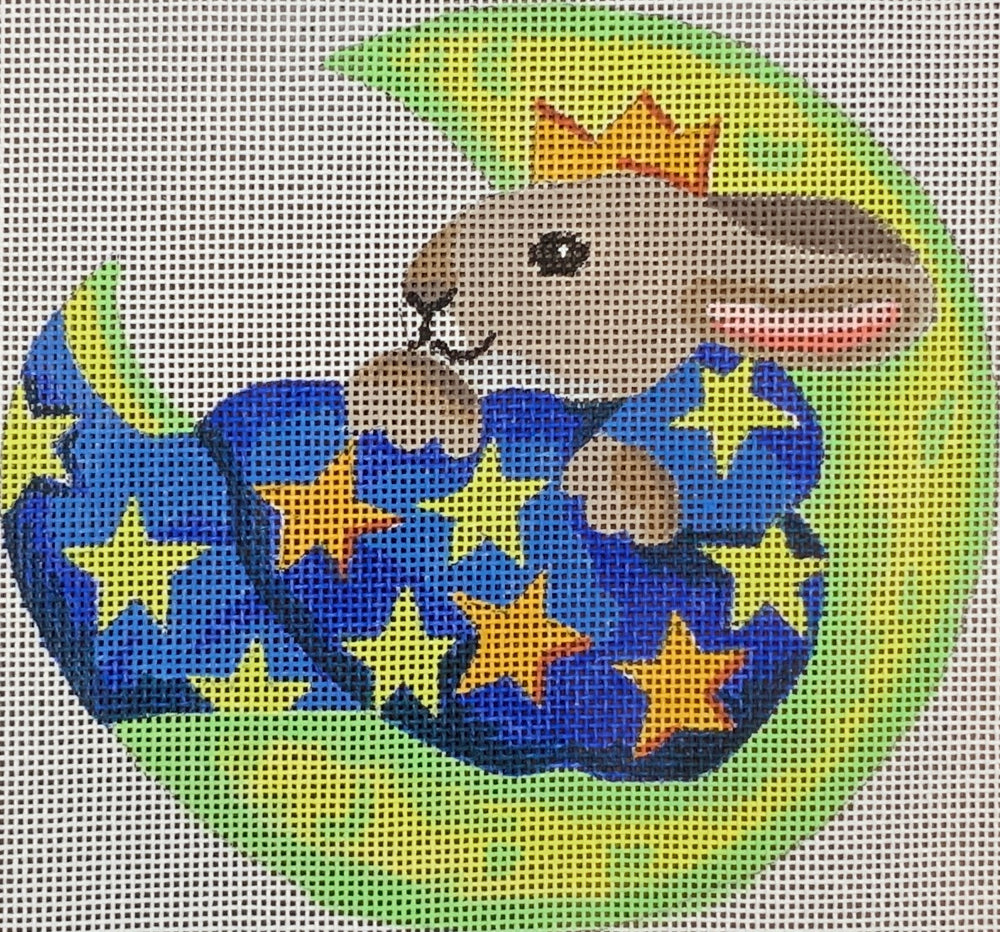 Rabbit Moon Ornament