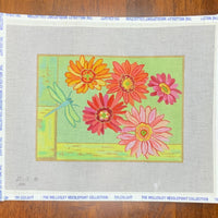Floral with Dragonfly