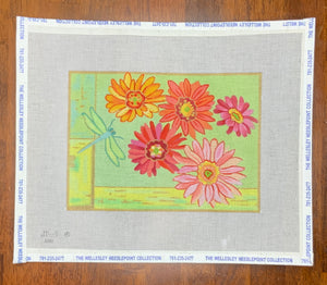 Floral with Dragonfly