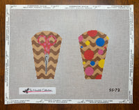 Scissor Case - Sandy and Polka Dots

