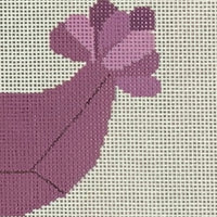 Birds in Bloom - Purple Rose Bird with stitch guide