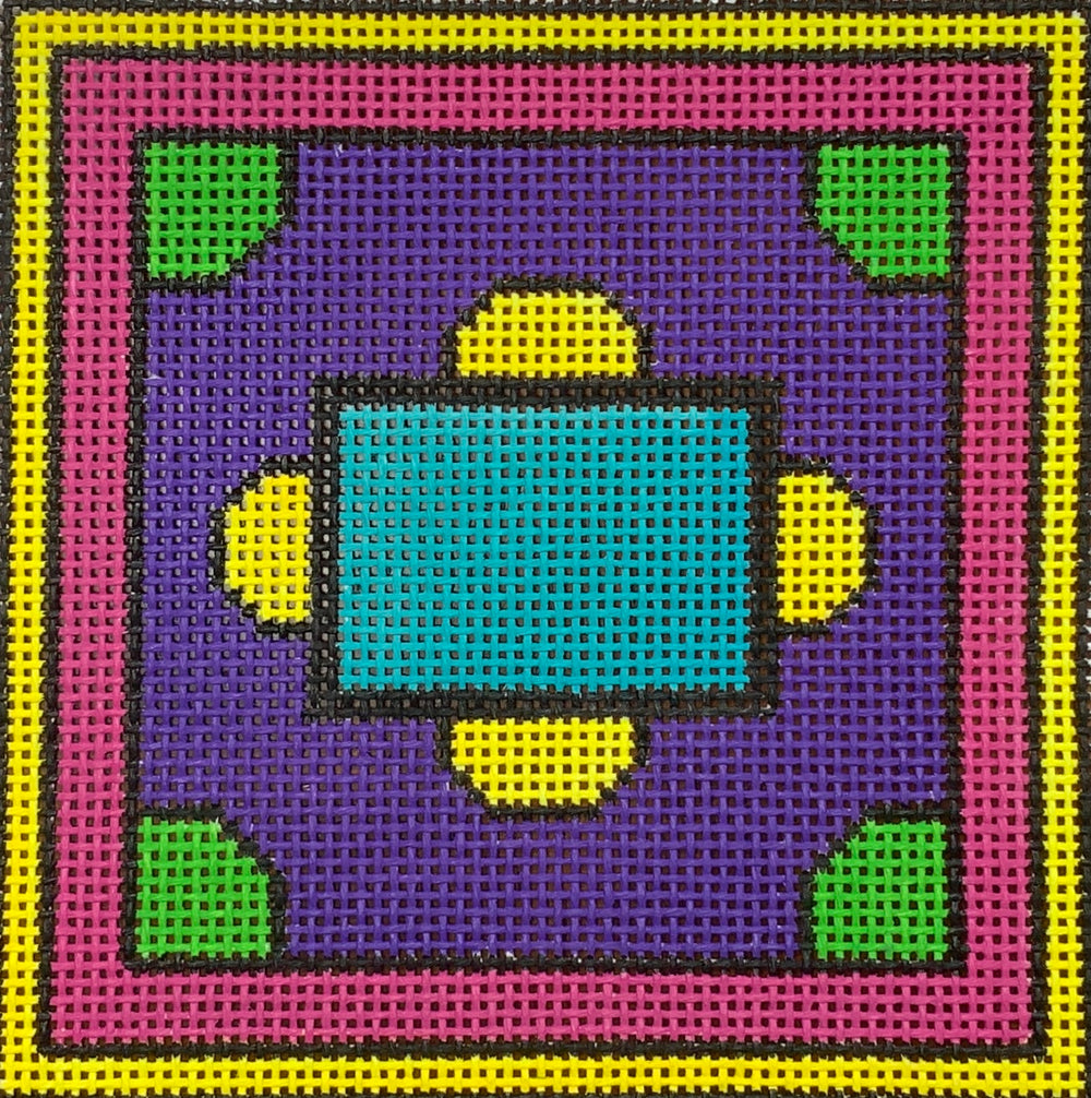 Geometric Letter Box with stitch guide
